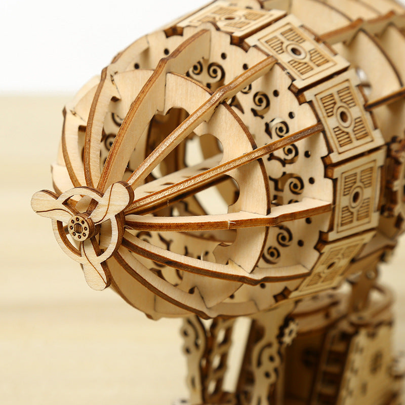 Wooden Airship 3D Puzzle Model