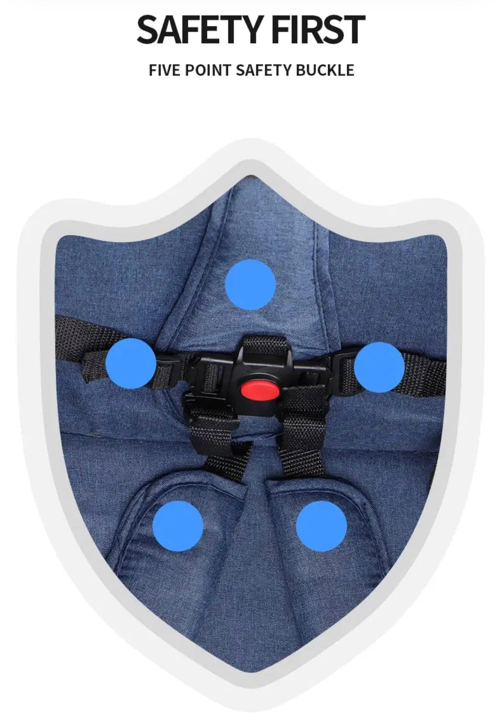 Baby Way Duo Lite - Tandem Double Stroller with Rain Cover