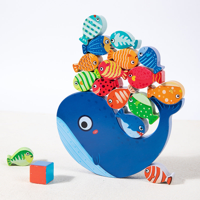 Wooden Animal Music Stacking Toy