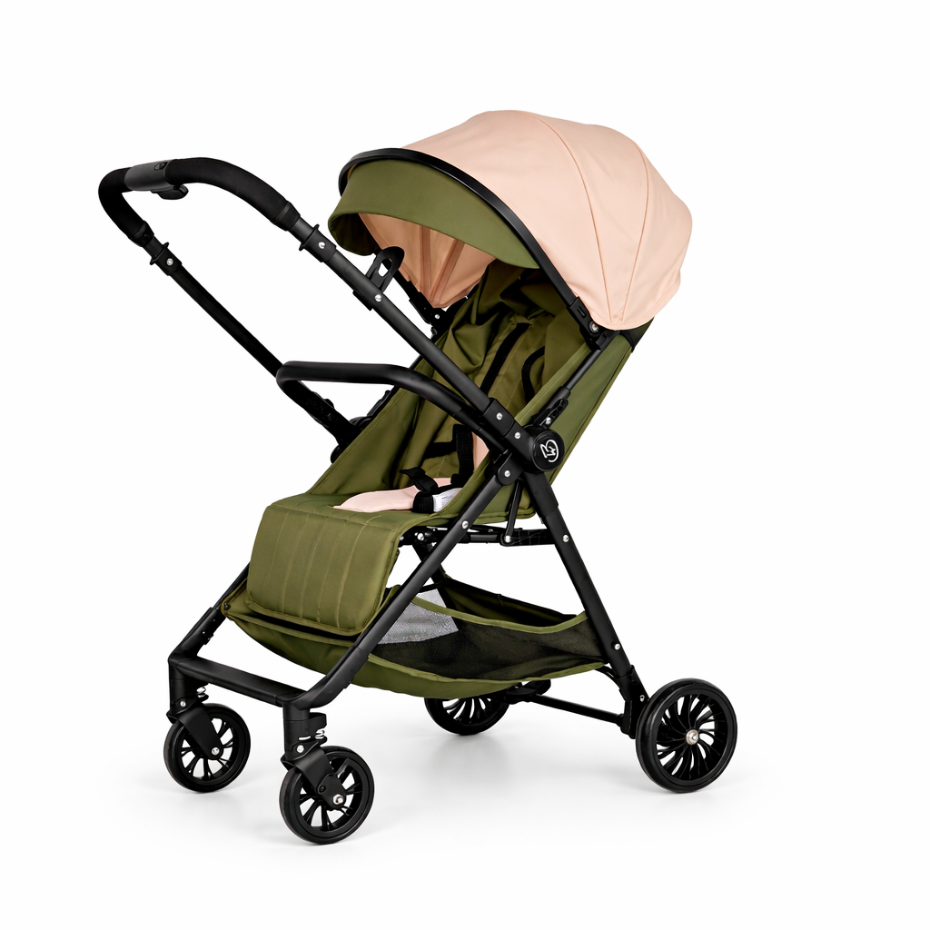 Roam Switch Lightweight Reversible Handlebar Compact Baby Stroller - OLIVE