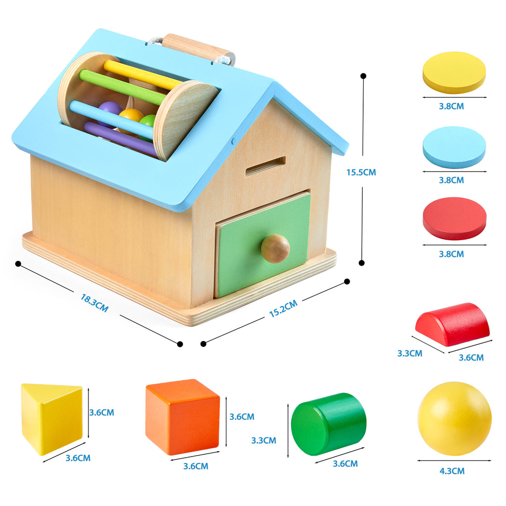 Montessori Busy House Shape Puzzle