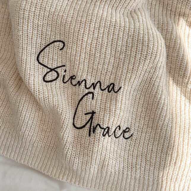 PREORDER - Knit blanket- Fawn- PREORDER