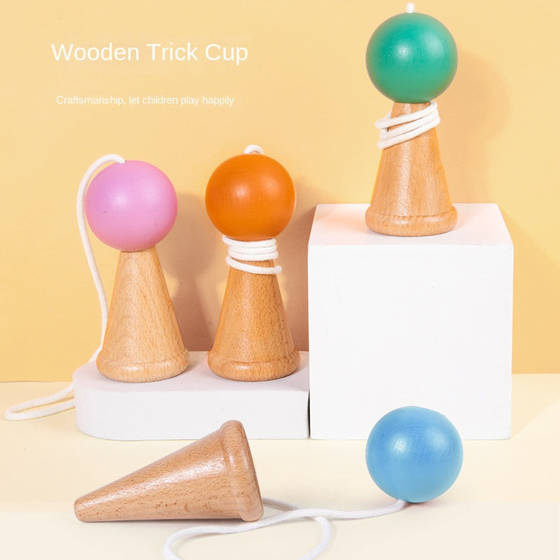 Wooden Ball & Cup Skill Toy