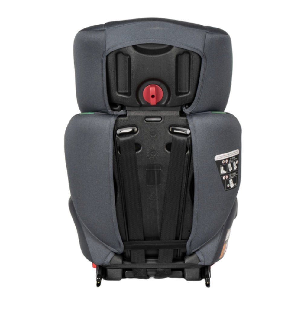 SafeMax Grey i-Size Convertible Booster Car Seat with ISOFIX