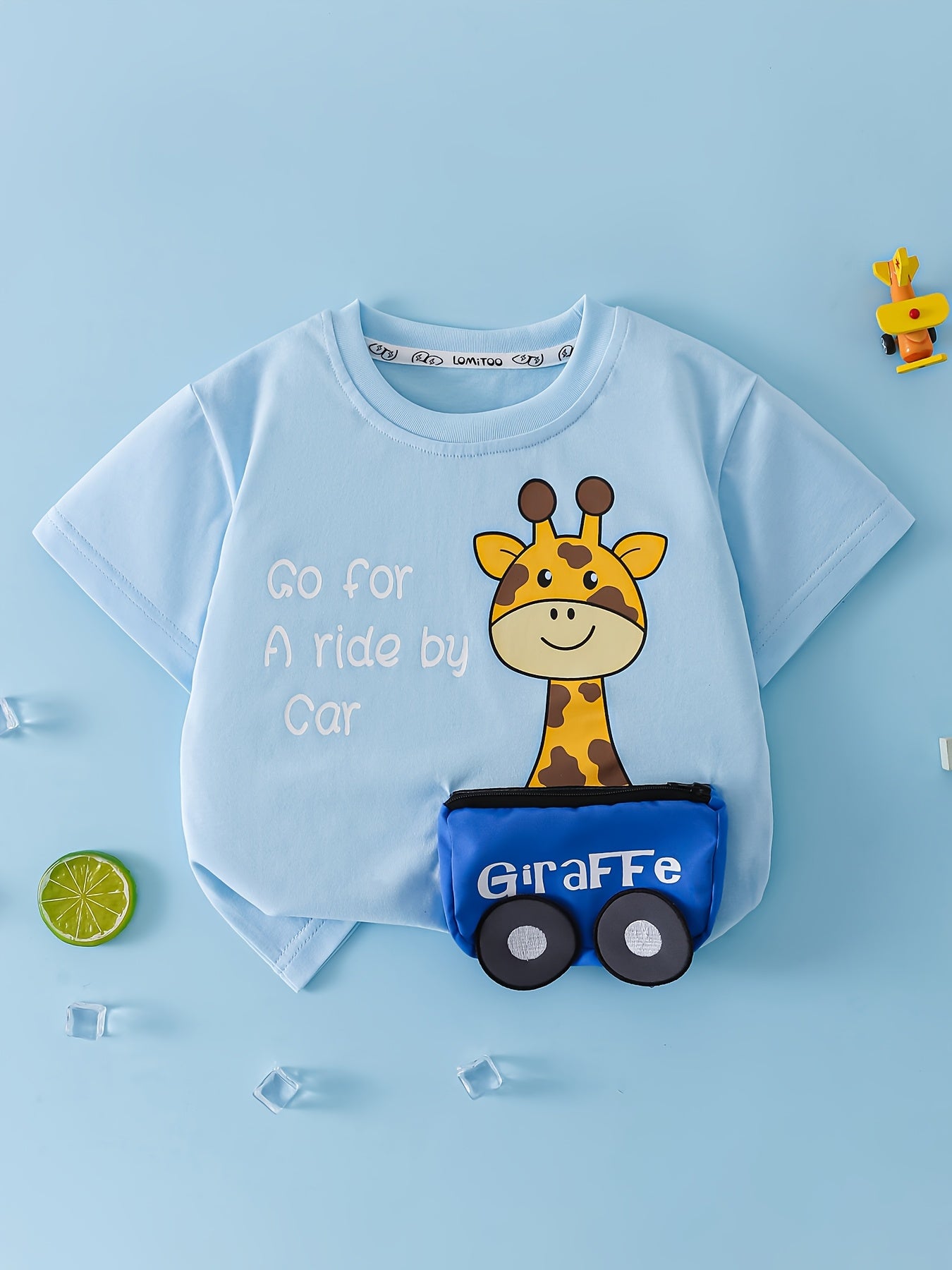 Boys and Girls Rabbit Children's Cute Short-Sleeve