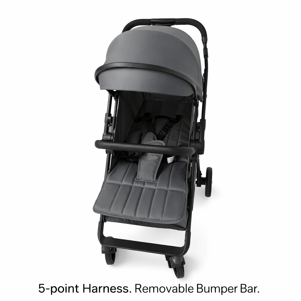 Roam Switch Lightweight Reversible Handlebar Compact Baby Stroller - OLIVE