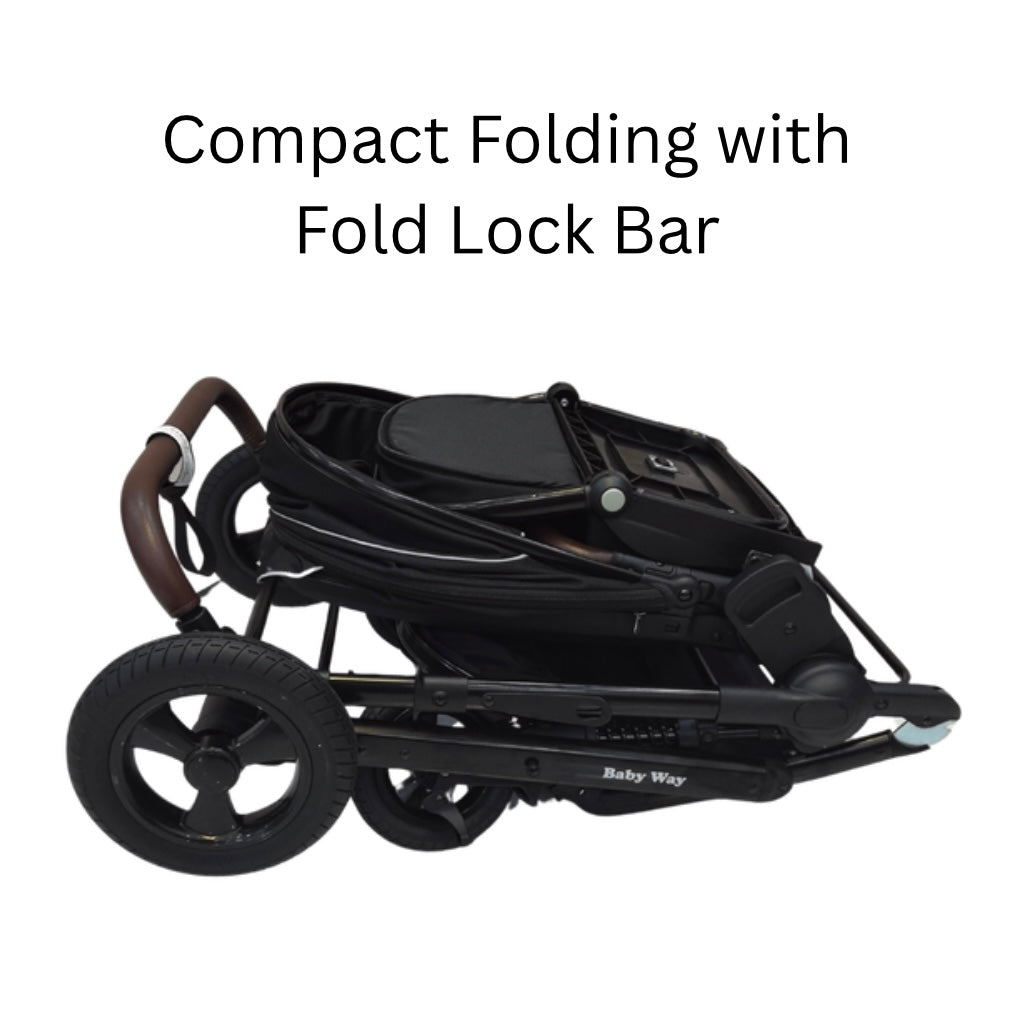Versa 3-in-1 Travel System – Open Bassinet Stroller + Capsule Car Seat with Sunshade Sets