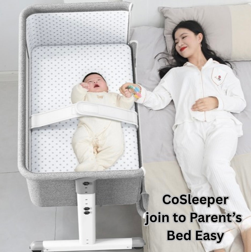 3in1 CoSleeper Baby Bassinet and Game Bed & Mattress – Adjustable Height