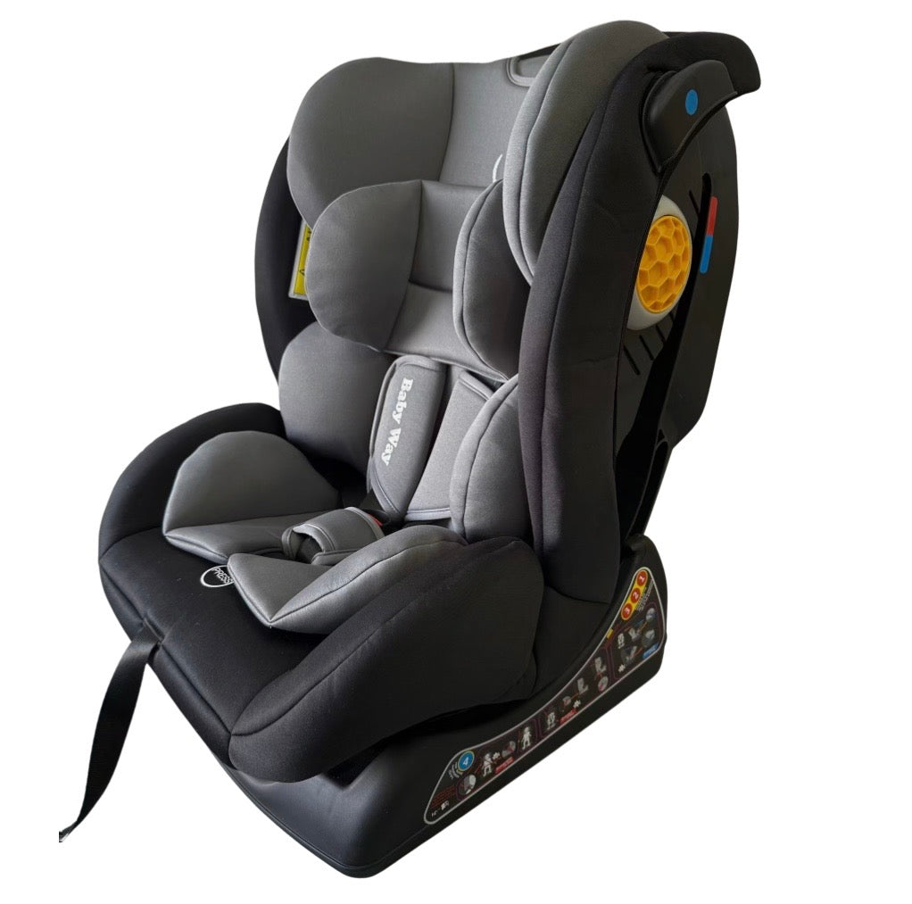 SmoothSwitch Convertible Reclining Car Seat for 0-12 years - GREY
