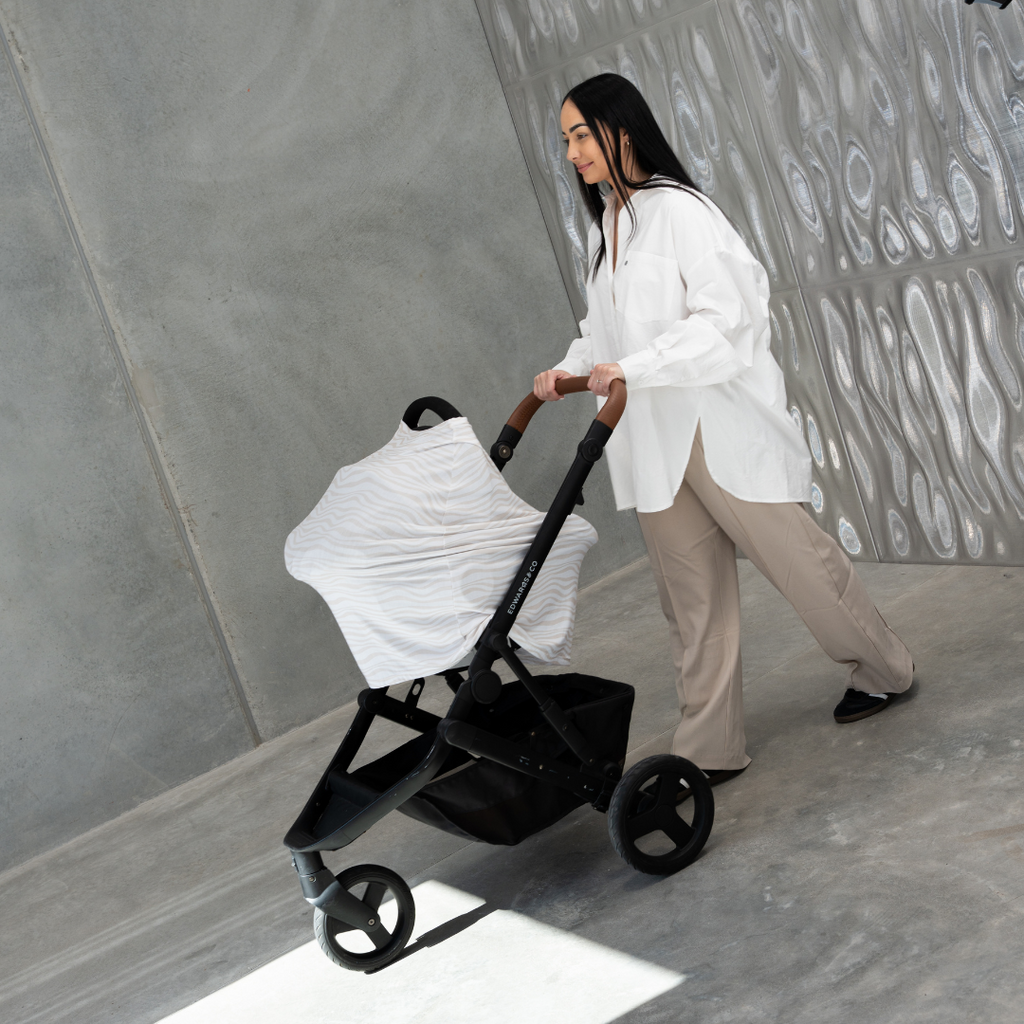 Beige Wave Multi-Use Cover