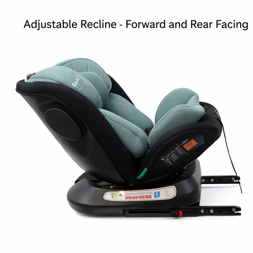 Preorder - SpinGuard Mint i-Size 360 Rotating and Convertible Car Seat with ISOFIX and Support Leg