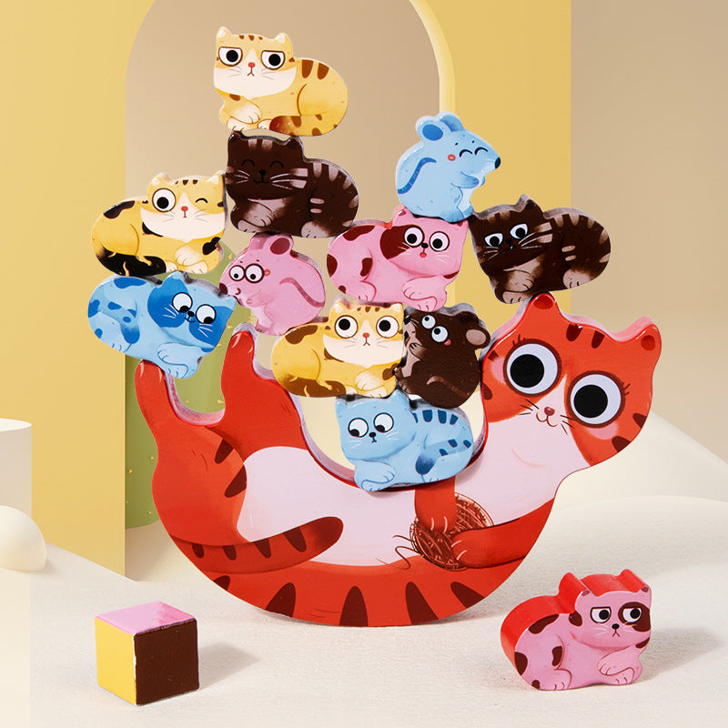 Wooden Animal Music Stacking Toy