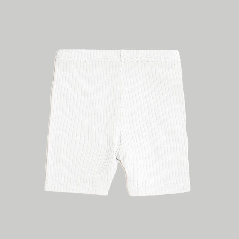 Biker Shorts - White