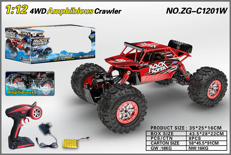 2.4G 4WD Amphibious Crawler RC Buggy Car