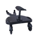 Universal Stroller Ride-On Board with Seat and Strap Holder