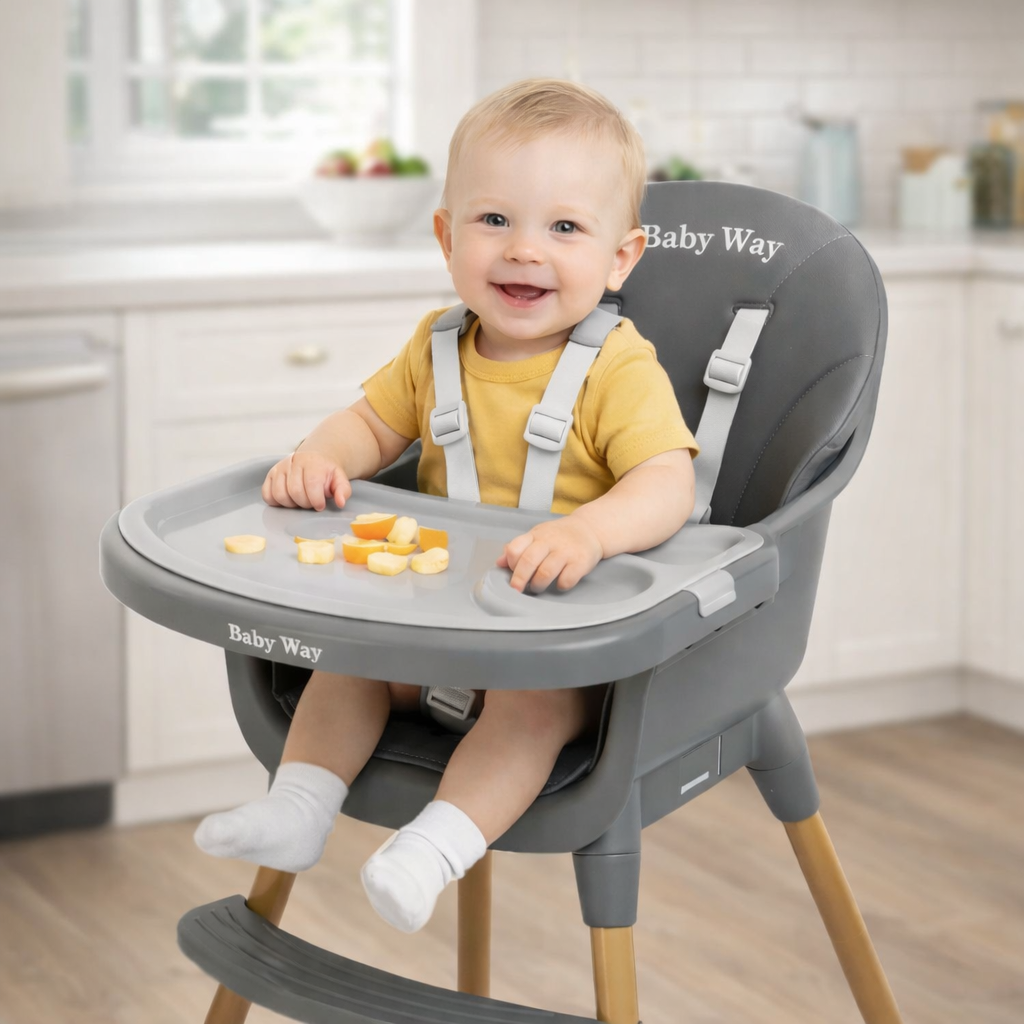 Willow 3-in-1 Multifunctional Kids High Chair - GREY