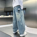 Boy's Jeans Casual Long Pants for Kids Trendy Street Style