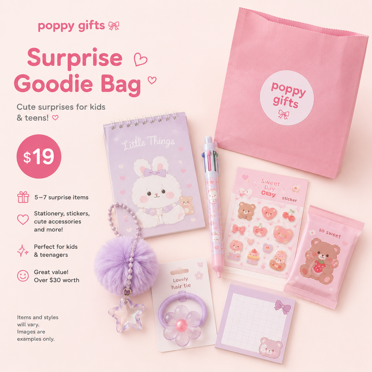 🎀 Poppy Gifts Surprise Goodie Bag
