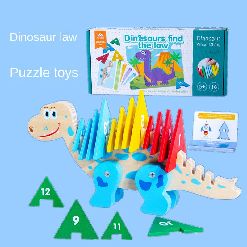 Dinosaur Pattern Building Blocks Toy