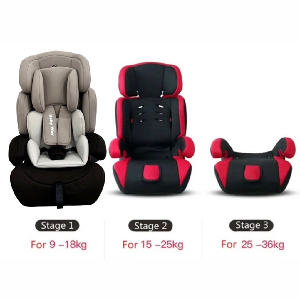 The Racer - Car Seat Booster with Adjustable Headrest