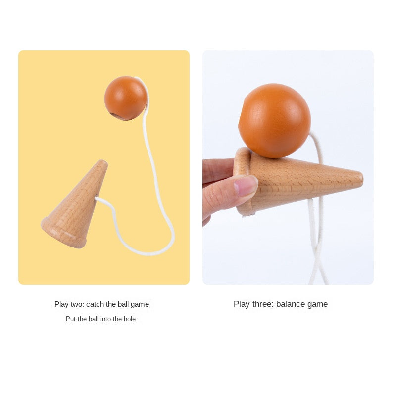 Wooden Ball & Cup Skill Toy