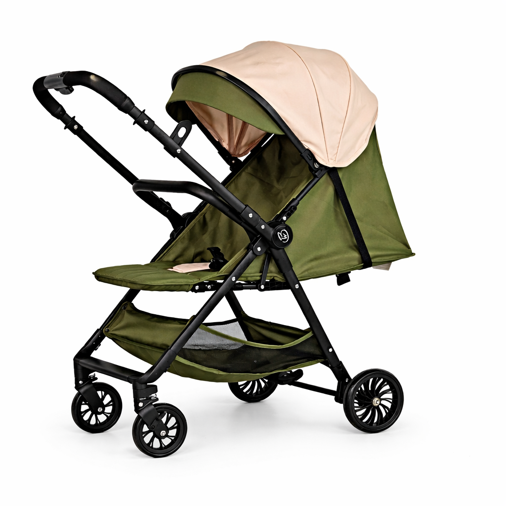 Roam Switch Lightweight Reversible Handlebar Compact Baby Stroller - OLIVE