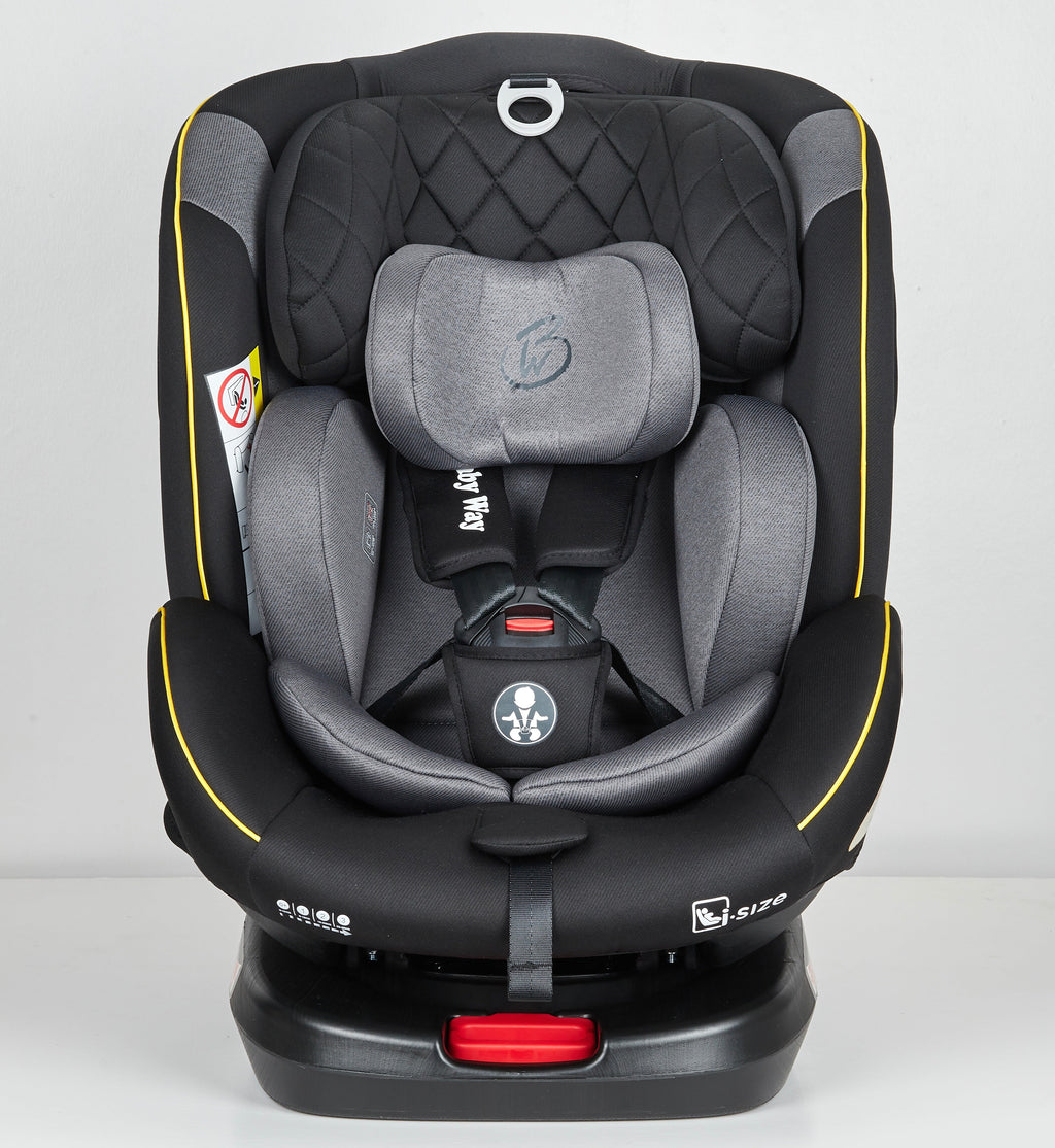 Preorder - GoldSpin GREY i-Size 360 Rotating Convertible Car Seat with ISOFIX and Top Tether