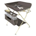 Foldable Baby Changing Table with Storage, Water Basin & Clothes Line