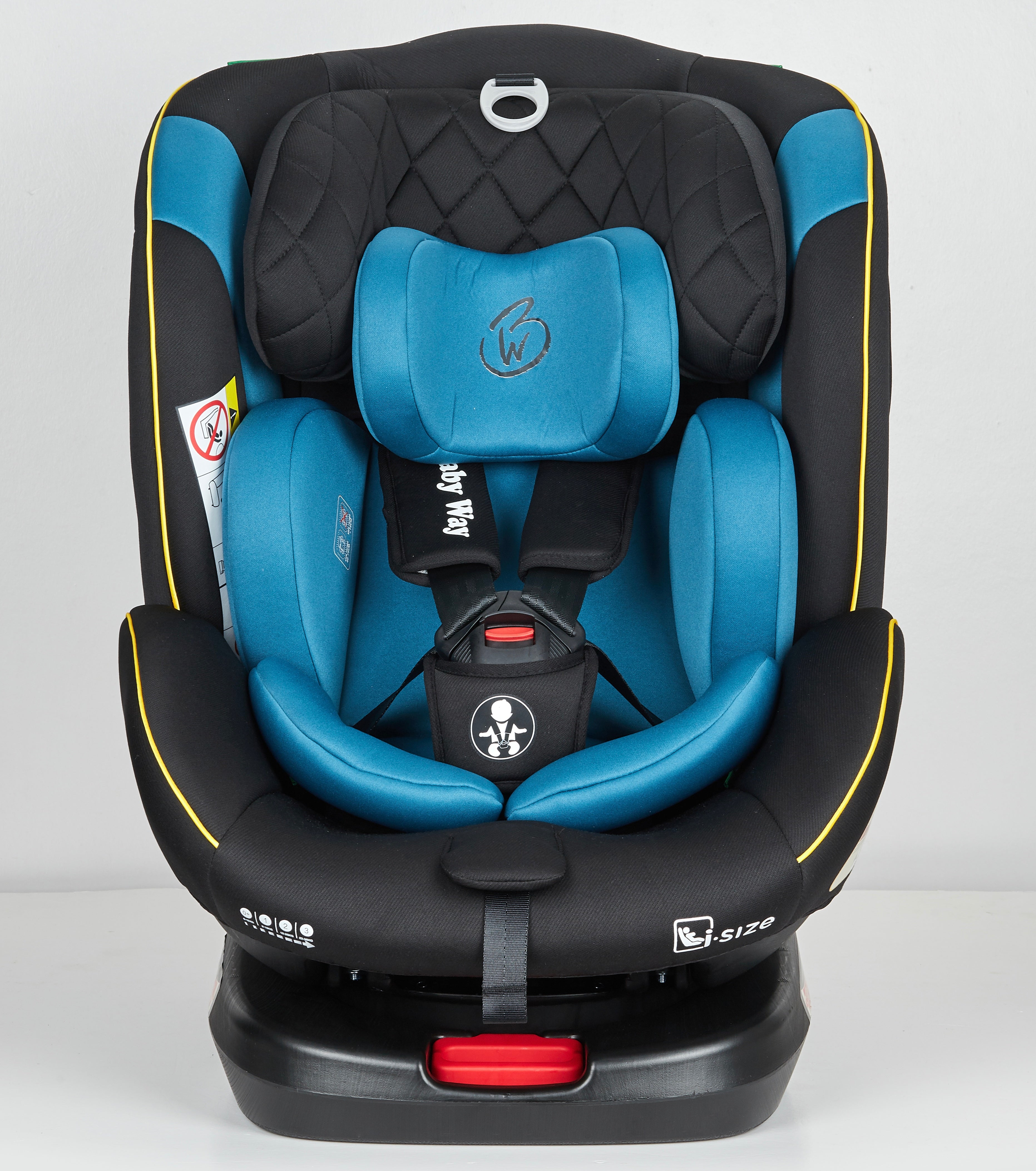 Preorder - GoldSpin BLUE i-Size 360 Rotating Convertible Car Seat with ISOFIX and TOP TETHER