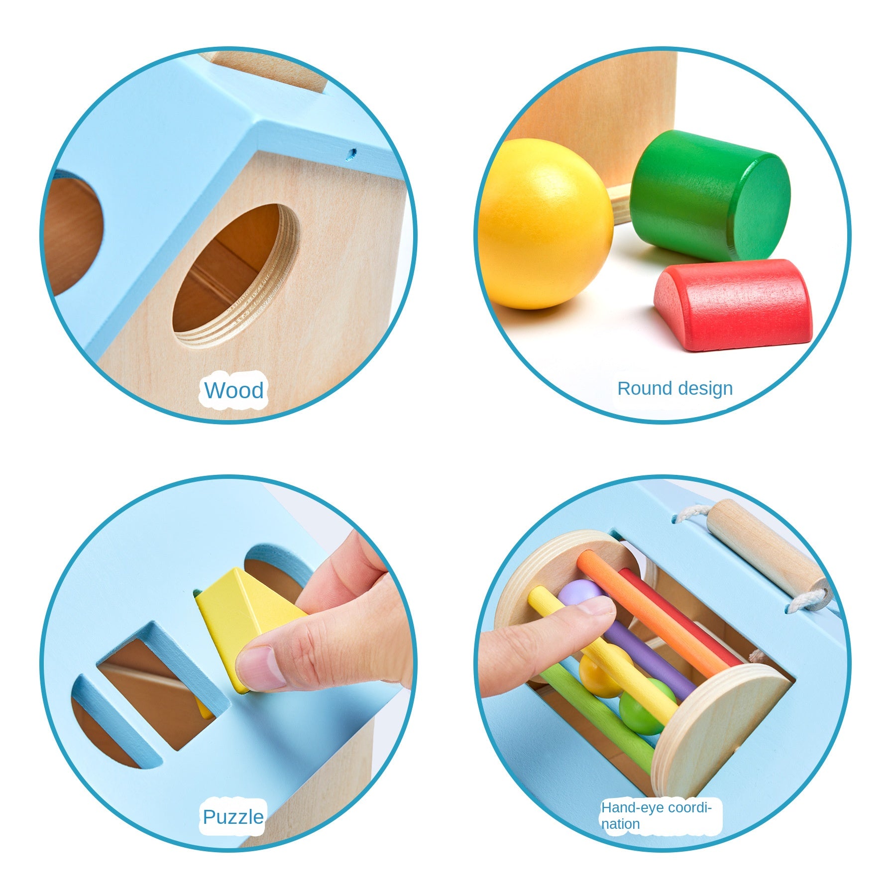 Montessori Busy House Shape Puzzle