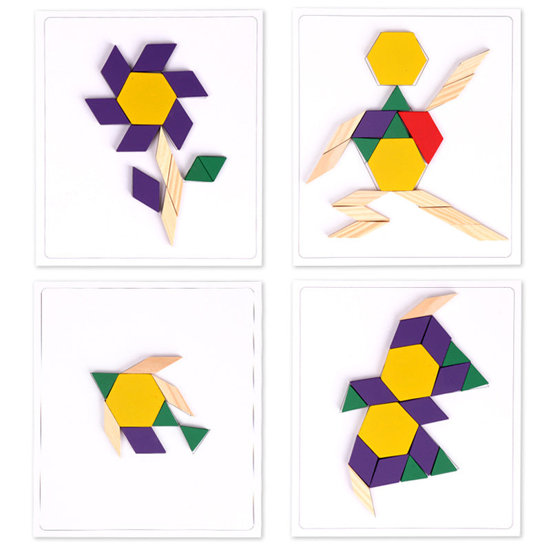 Wooden Tangram Puzzle Toy