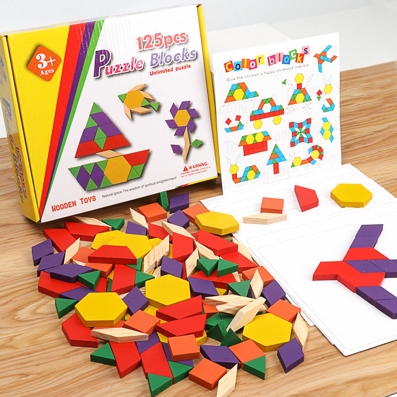 Wooden Tangram Puzzle Toy