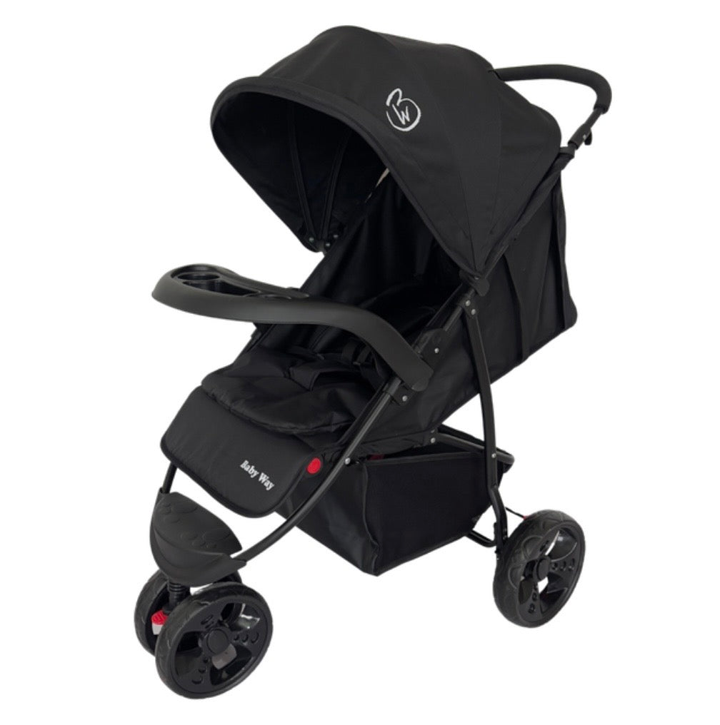 Explorer 3-Wheel Stroller + Capsule Car Seat with Base + Liner and Food Tray