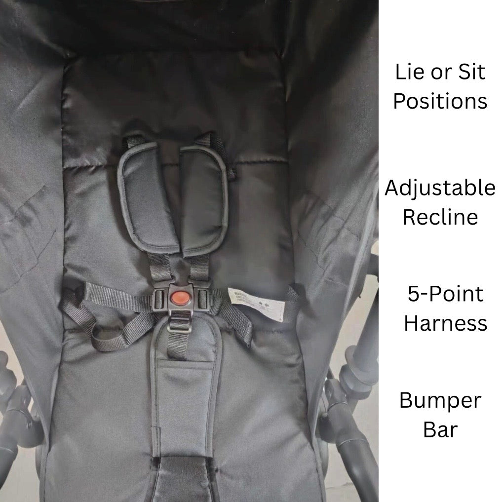 Cooper - Compact & Lightweight Urban Stroller + Capsule Car Seat + Base with Pull Handle