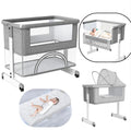 3in1 CoSleeper Baby Bassinet and Game Bed & Mattress – Adjustable Height