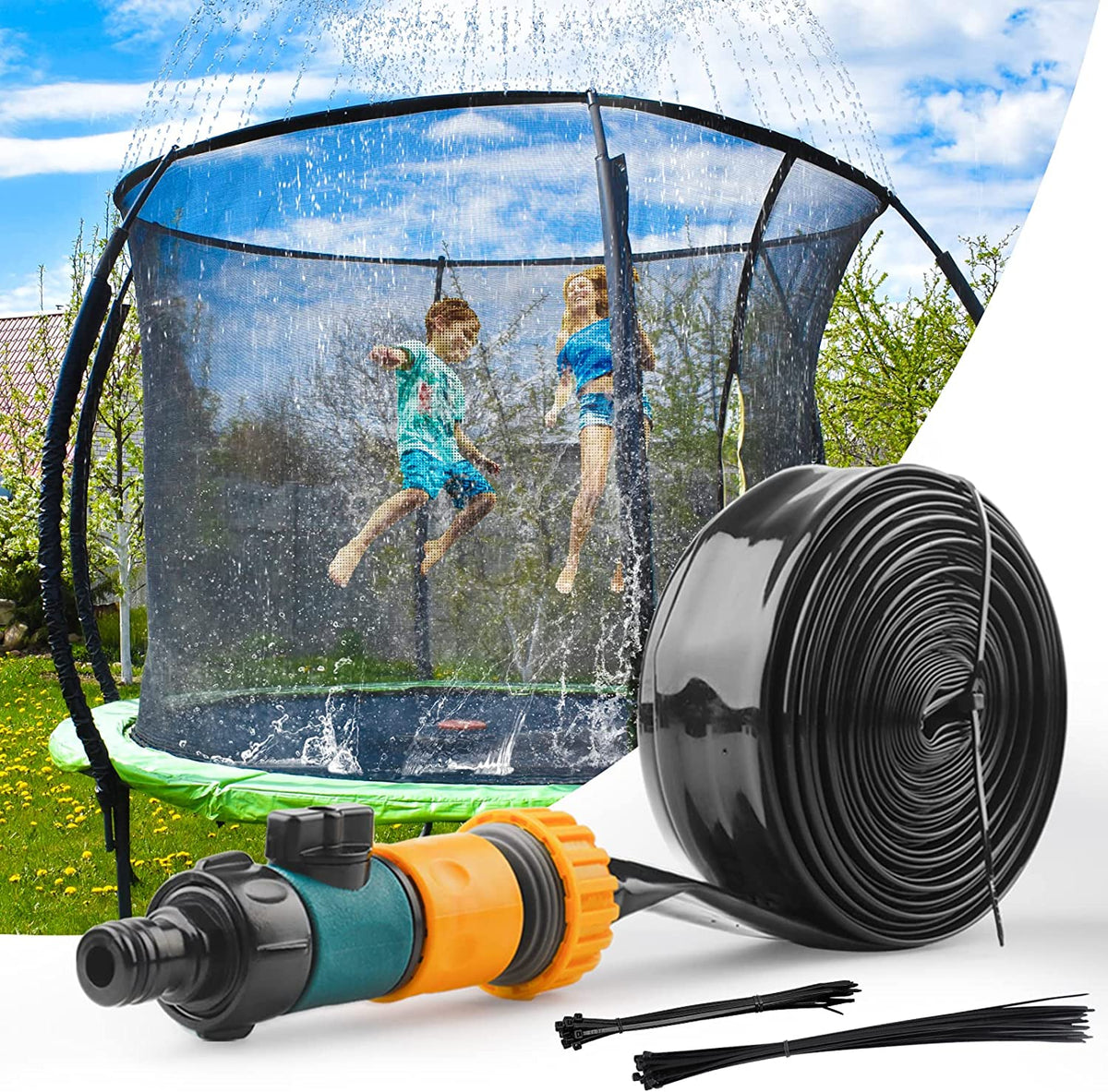 Trampoline Sprinklers Water Park Sprinklers 12M