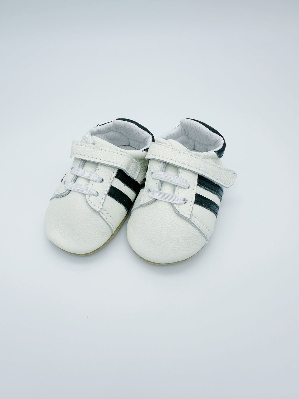 Little Secret Sporty White Baby Leather Flat Shoes