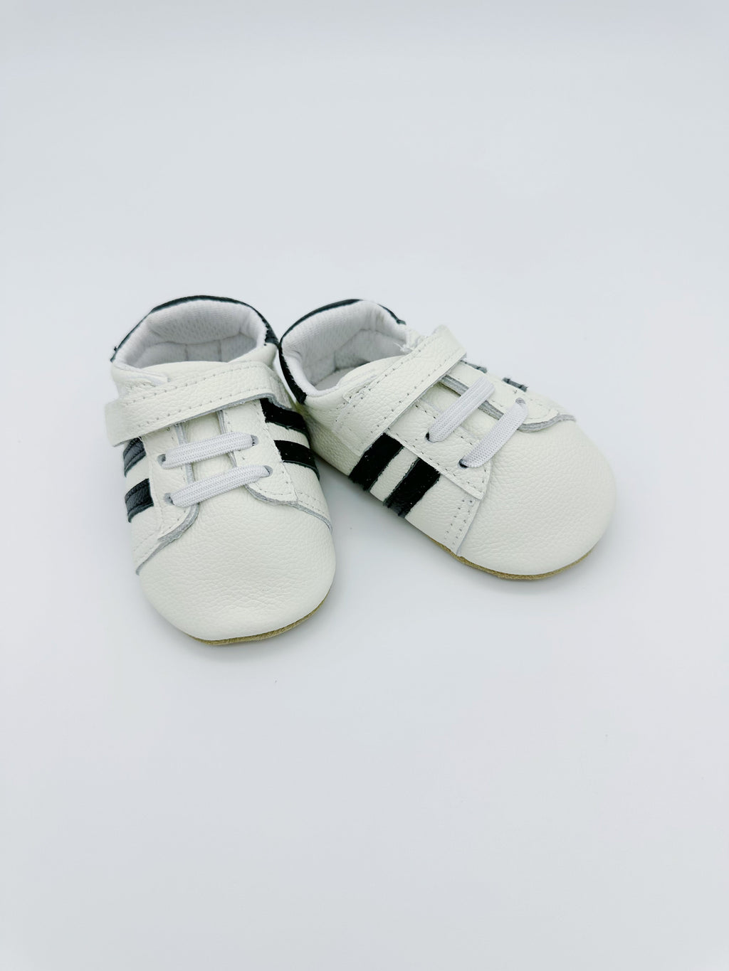 Little Secret Sporty White Baby Leather Flat Shoes