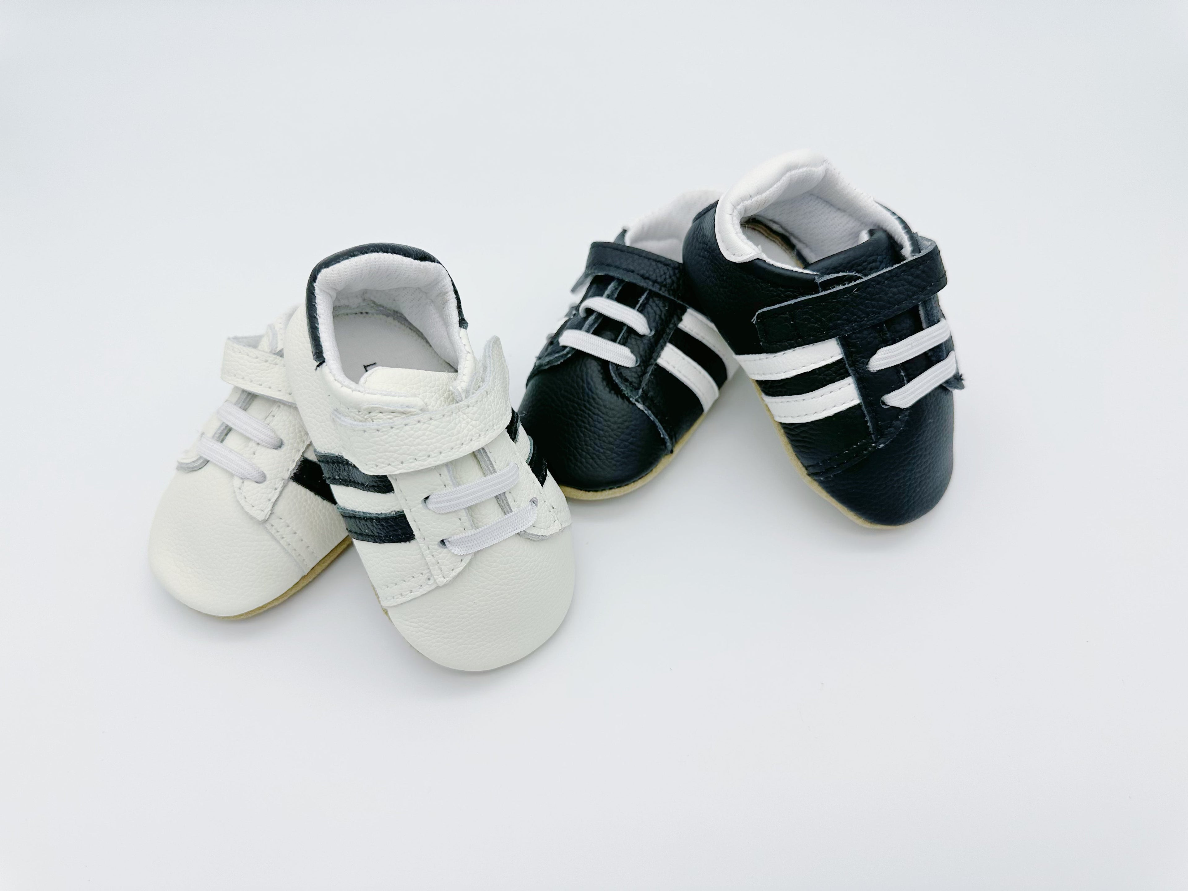 Little Secret Sporty White Baby Leather Flat Shoes