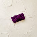 Basics bow headband - Plum