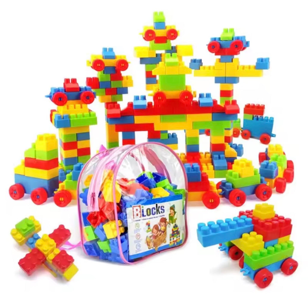 130pcs Large Particles of Building Block Toys Assembled Toys