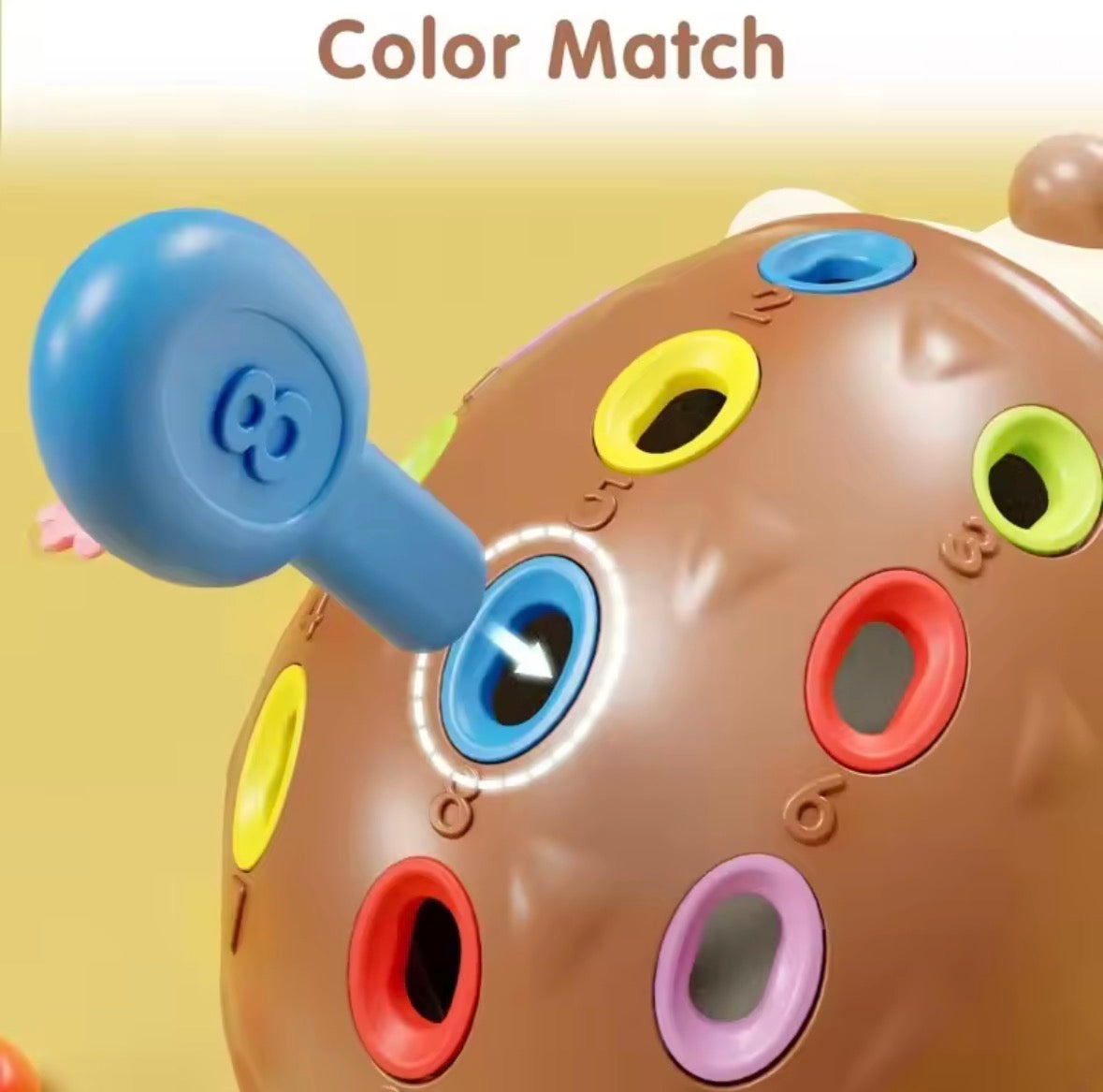 Sensory Hedgehog Toys Toddler Montessori