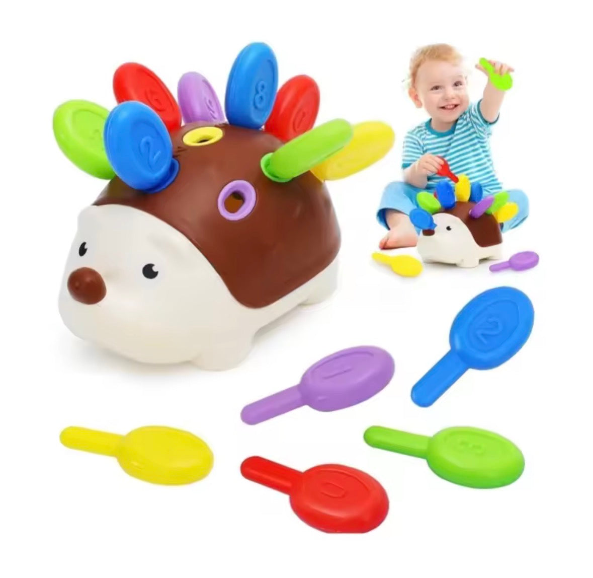 Sensory Hedgehog Toys Toddler Montessori