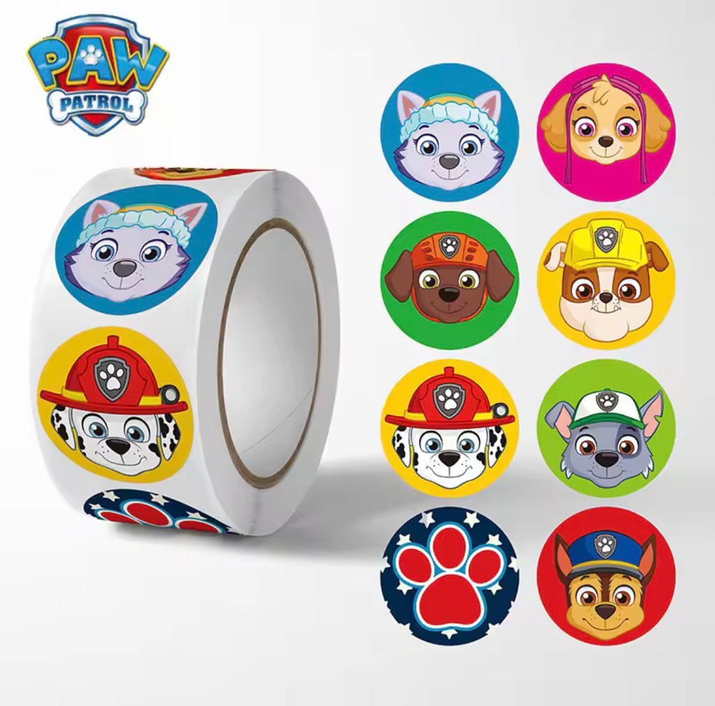 500PCS Paw Patrol Stickers