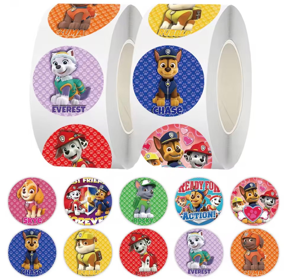 500PCS Paw Patrol Stickers