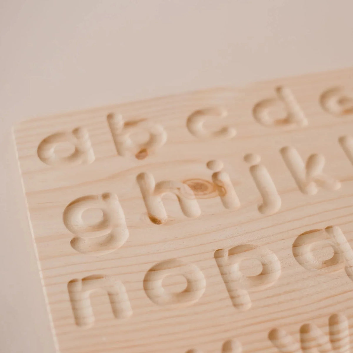 Wooden Lower Case Letter Tracing Board - QToys | Montessori Toy NZ