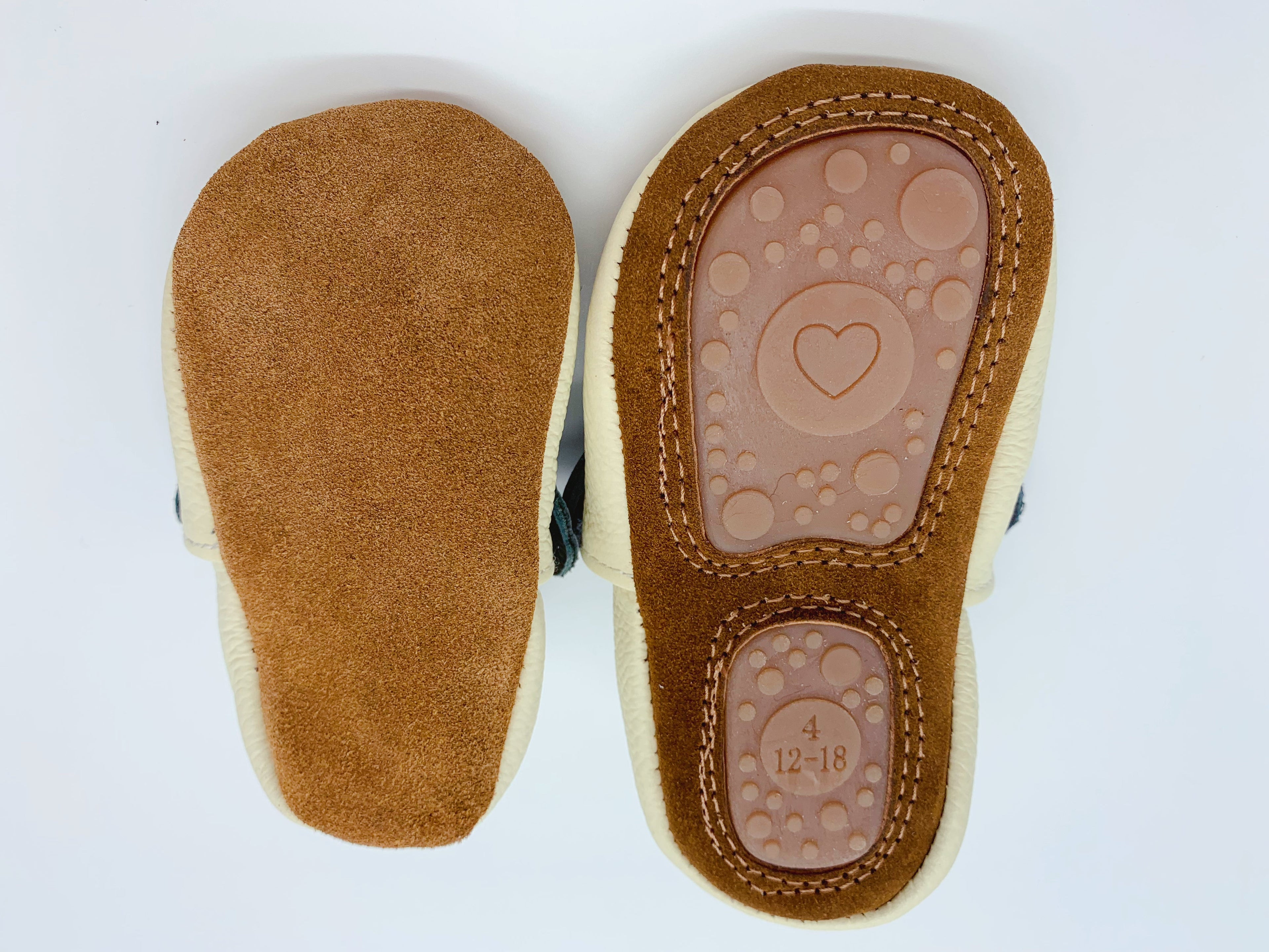 Little Secret Bow Pink Baby Leather Flat Shoes