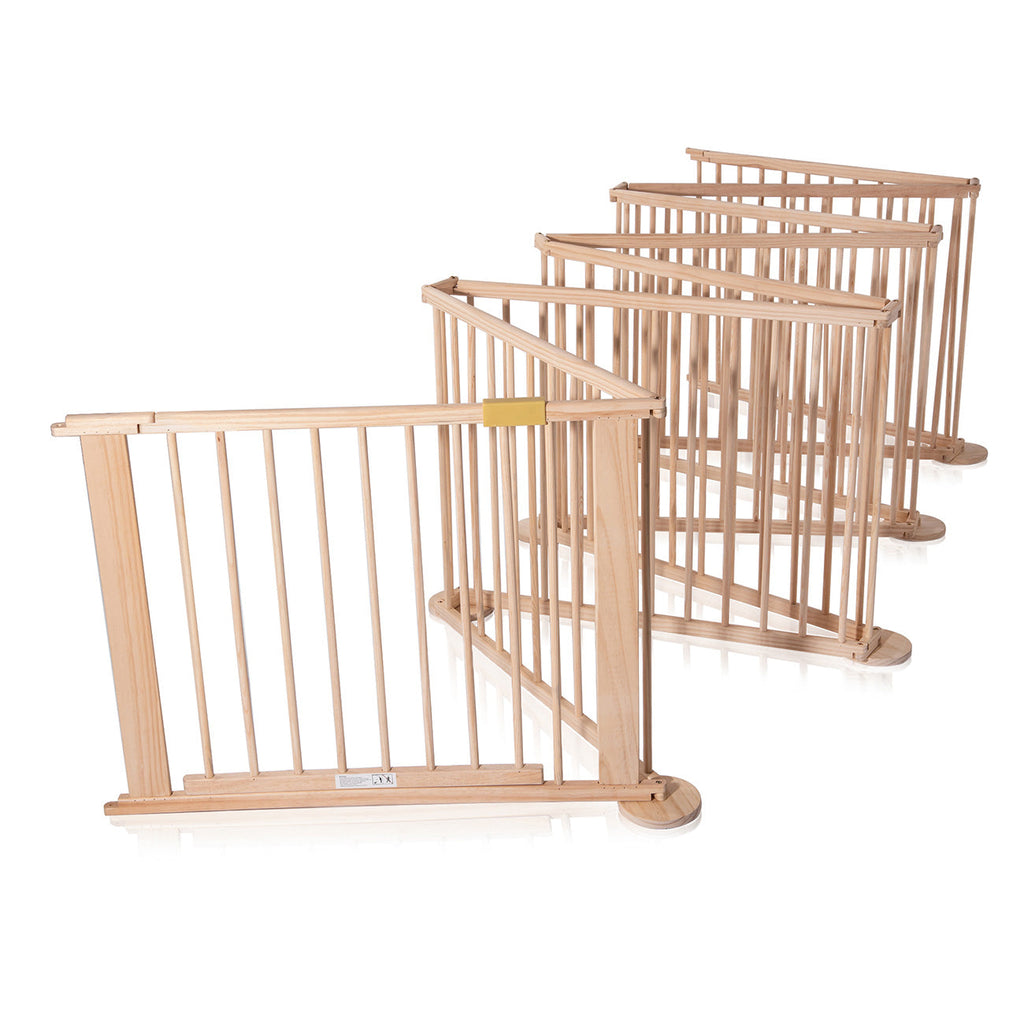 8PC WOODEN BABY PLAYPEN