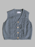 Knitted Vest - Green