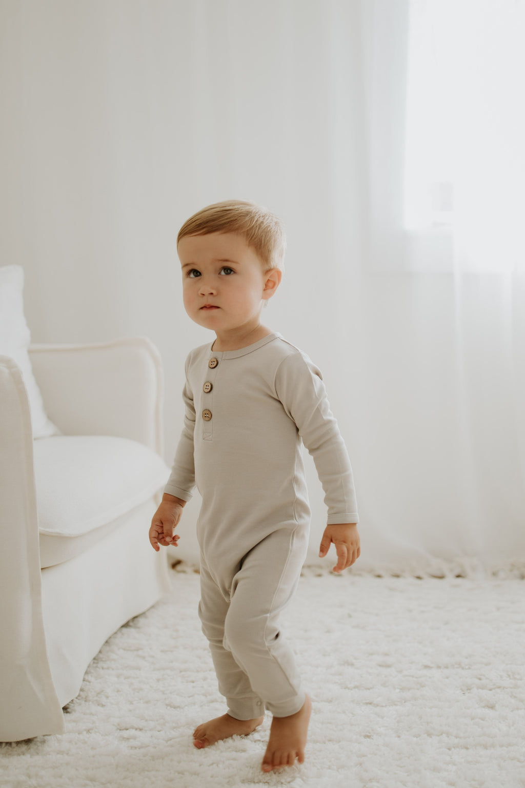 Bodysuit - Crayon Grey